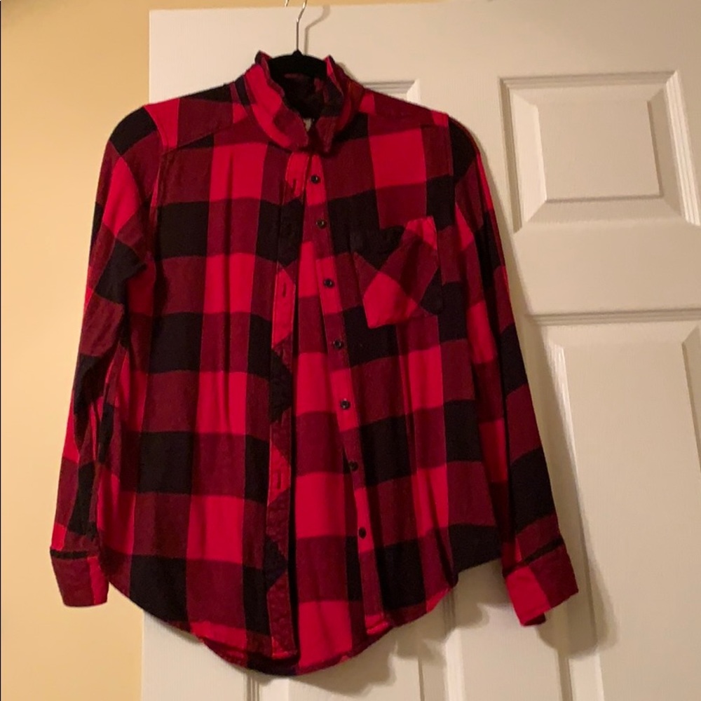 Black & Red Checkered Flannel